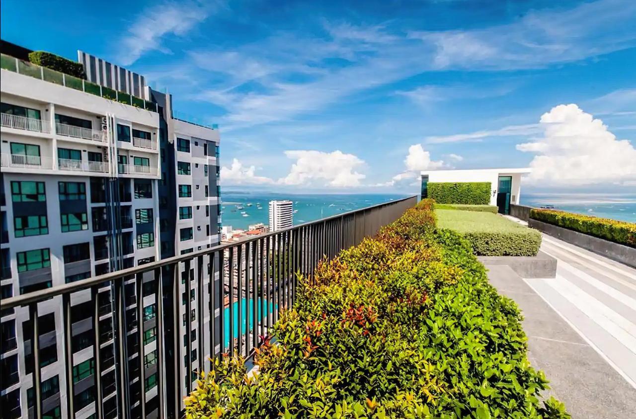 Great Location With Infinity Pool - Central Pattaya Apartment Ngoại thất bức ảnh