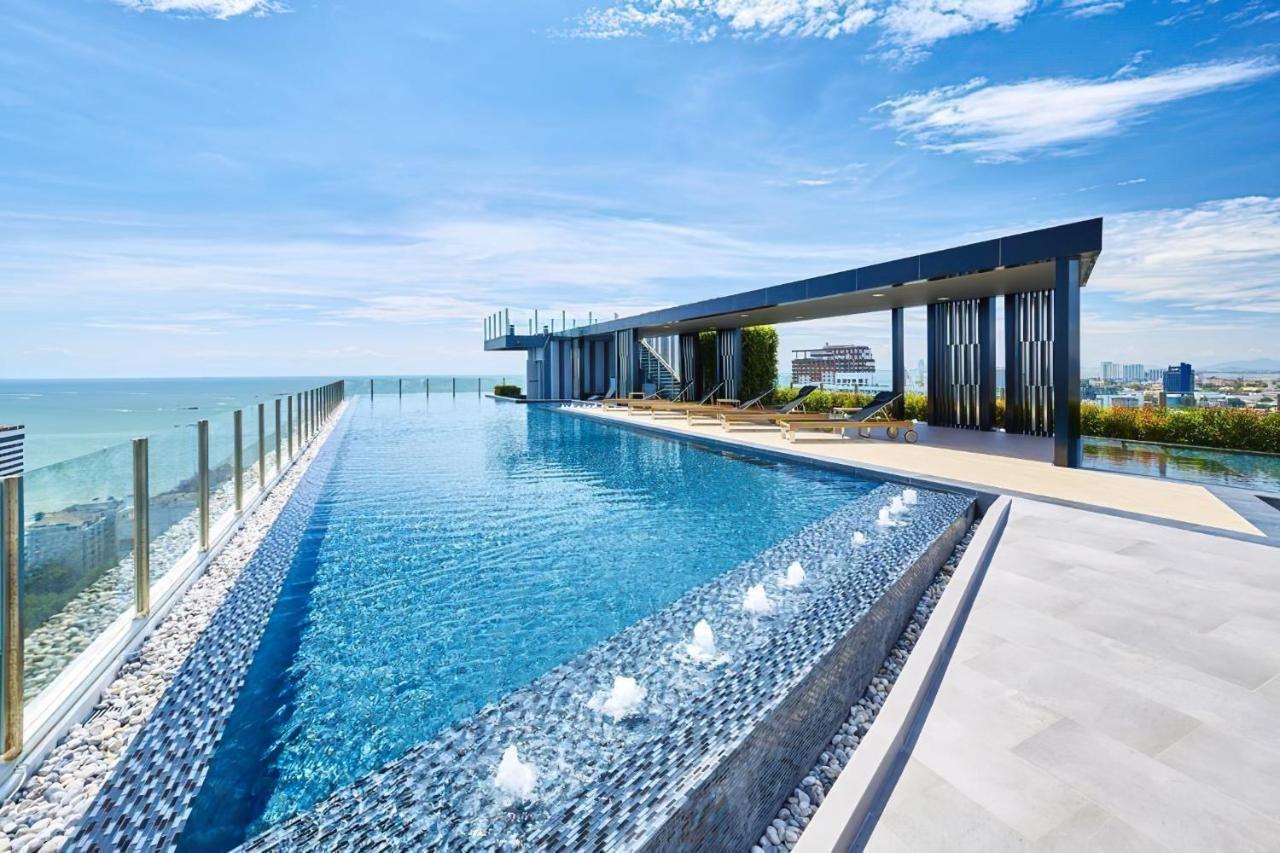 Great Location With Infinity Pool - Central Pattaya Apartment Ngoại thất bức ảnh