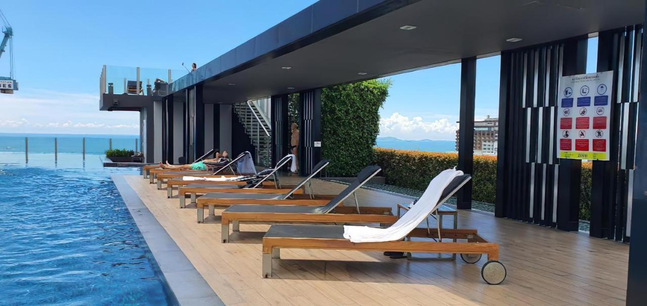Great Location With Infinity Pool - Central Pattaya Apartment Ngoại thất bức ảnh