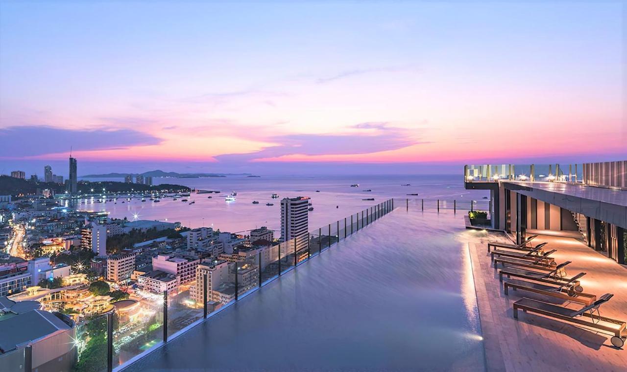 Great Location With Infinity Pool - Central Pattaya Apartment Ngoại thất bức ảnh