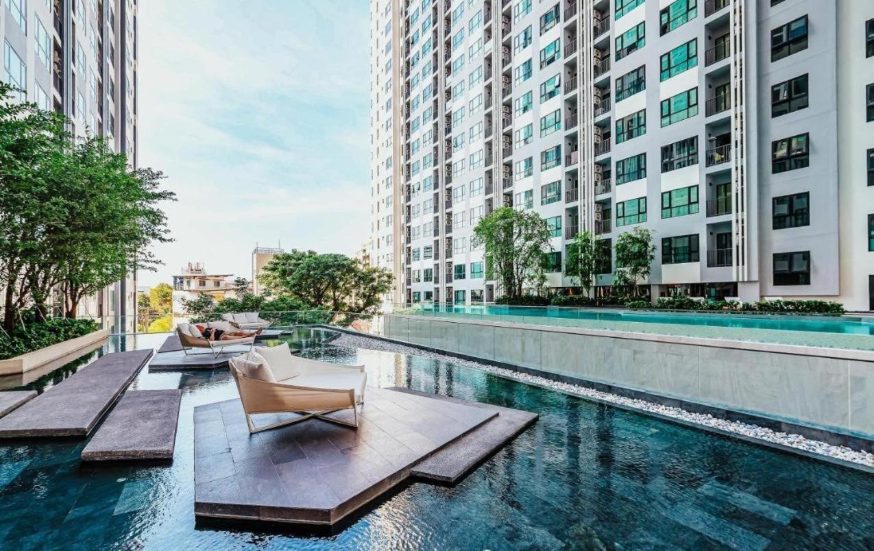 Great Location With Infinity Pool - Central Pattaya Apartment Ngoại thất bức ảnh