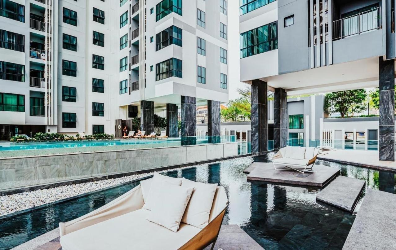 Great Location With Infinity Pool - Central Pattaya Apartment Ngoại thất bức ảnh